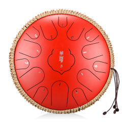 Huashu STEEL TONGUE DRUM Twr Lotus Tongue Drum (15notes 14") , Carbon Steel TWR lotus tongue drum (15notes 14") , carbon steel TWR15-14