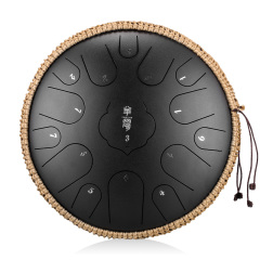 Huashu STEEL TONGUE DRUM Twr Lotus Tongue Drum (15notes 14") , Carbon Steel TWR lotus tongue drum (15notes 14") , carbon steel TWR15-14