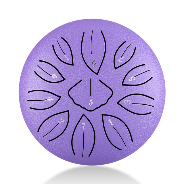 Huashu STEEL TONGUE DRUM Twg Ginkgo Drum (11 Notes 6 Inch) , Carbon Steel TWG ginkgo drum (11 notes 6 inch) , carbon steel TWG11-6