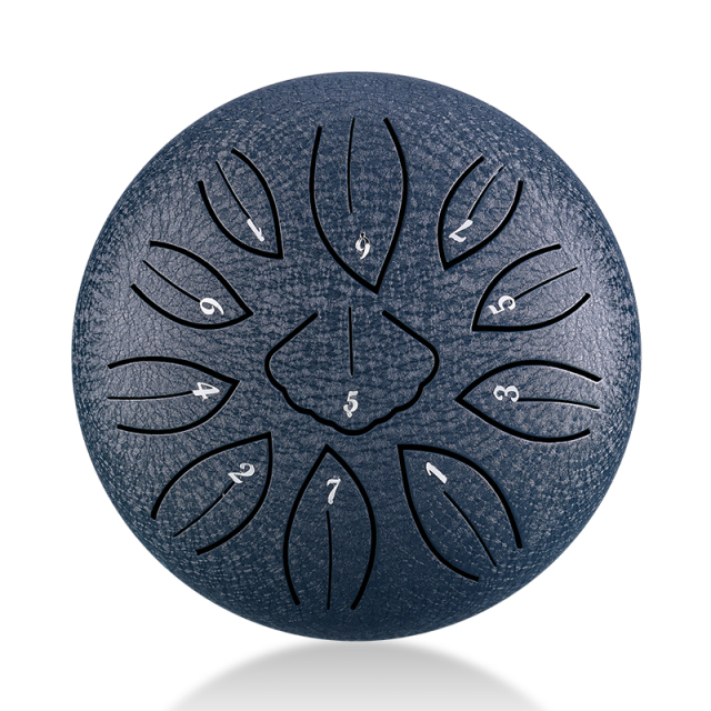Huashu STEEL TONGUE DRUM Twg Ginkgo Drum (11 Notes 6 Inch) , Carbon Steel TWG ginkgo drum (11 notes 6 inch) , carbon steel TWG11-6