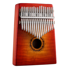 Huashu Hollow Maple Red 17 Keys Kalimba KG17-gRed