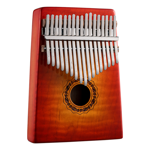 Huashu Hollow Maple Red 17 Keys Kalimba KG17-gRed