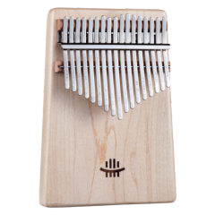 Hluru Square Plate Maple 17 Keys Kalimba KF17-Maple