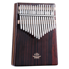 Hluru 底部音孔玫瑰木17键卡林巴琴 KC17-玫瑰木