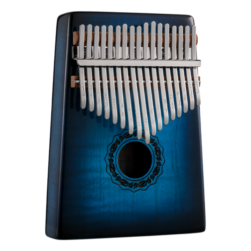 Huashu Hollow Maple Blue 17 Keys Kalimba KG17-gBlue