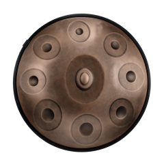 HLURU STL Handpan Drum 9 notes 22", Bronze