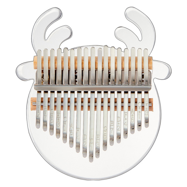 Huashu  17/21 Keys Acrylic Fawn Kalimba
