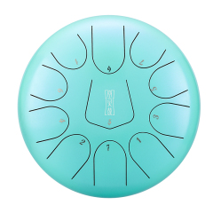 Hluru 11 Notes 10" 304 Stainless Steel D Major Tongue Drum - Triangle Series