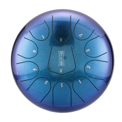 Hluru 11 Notes 10" 304 Stainless Steel D Major Tongue Drum - Triangle Series