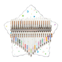Huashu 17/21 Keys Acrylic C Major Kalimba - Starry Star