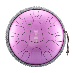 Hluru 15 Notes 14" 304 Stainless Steel D Major Tongue Drum - Triangle Series