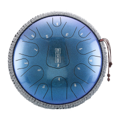 Hluru 15 Notes 14" 304 Stainless Steel D Major Tongue Drum - Triangle Series