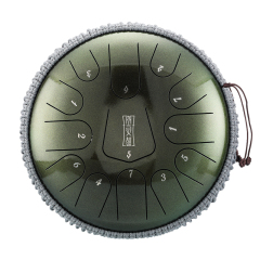 Hluru 13 Notes 12" 304 Stainless Steel C Major Tongue Drum - Triangle Series