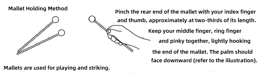 Tongue Drum Mallet Holding Method