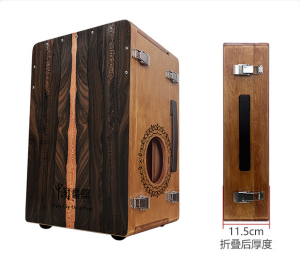 Hluru Ziricote Cajón 多功能便携式 - 黑玳瑁色