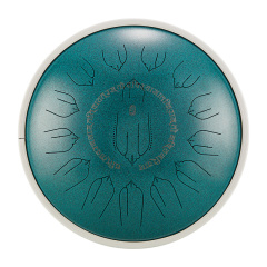 Hluru Microalloyed Steel and High-Quality Wooden Tongue Drum 14'' 15 Notes - EQ Healing