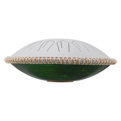 Hluru Microalloyed Steel and High-Quality Wooden Tongue Drum 14'' 15 Notes - EQ Healing