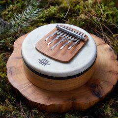 Hluru Oil Skin 9 keys kalimba For Sound Healing - Perfection Series
