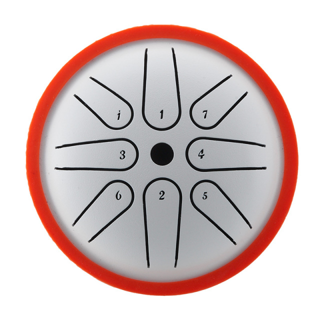 Hluru 8-Notes 4" Mini Steel Tongue Drum