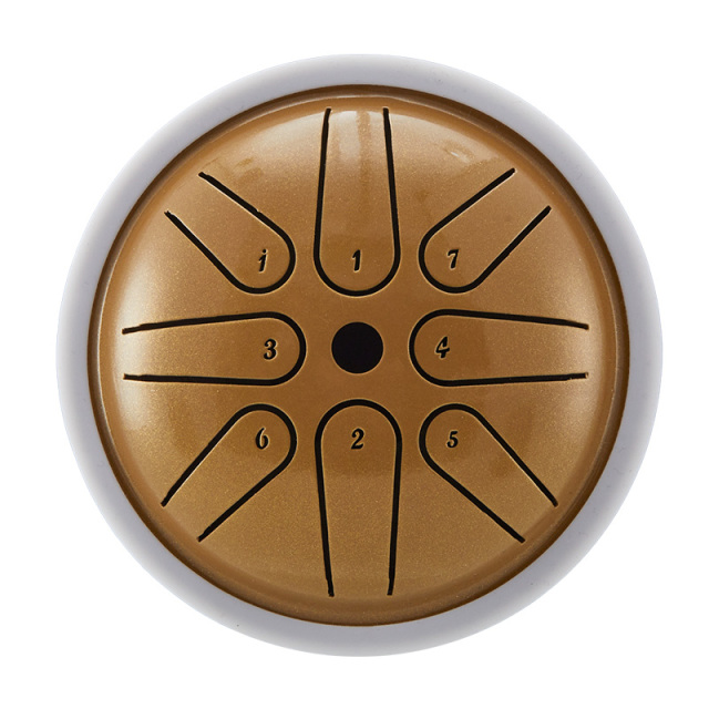 Hluru 8-Notes 4" Mini Steel Tongue Drum