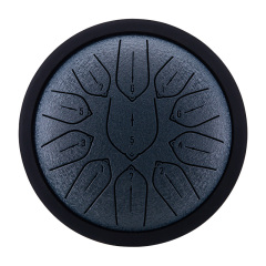Huashu 11 notes 6" D5 Major Carbon Steel Tongue Drum For Sound Healing - Harmonic Disc