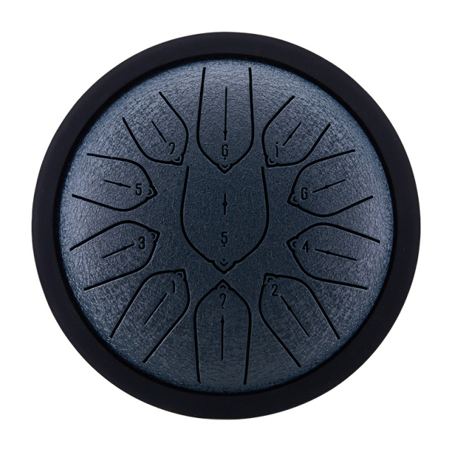 Huashu 11 notes 6" D5 Major Carbon Steel Tongue Drum For Sound Healing - Harmonic Disc
