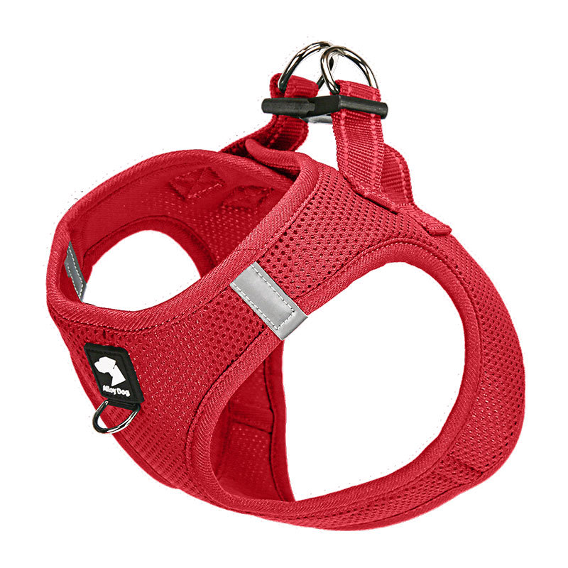 Ultra-Breathable Mini Dog Harness – Lightweight, Secure, and Sty