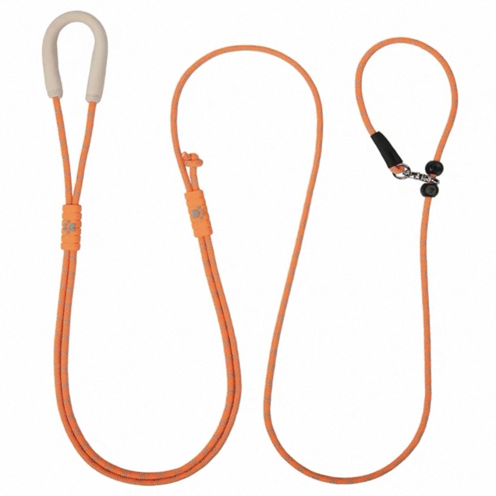 AlloyDog Multifunctional Dog Leash – Adjustable Rope Slip Lead for Small, Medium, and Large Dogs, No-Pull Training P Leash with Soft Handle & 360° Swivel Clip