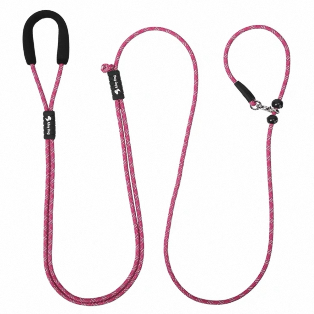 AlloyDog Multifunctional Dog Leash – Adjustable Rope Slip Lead for Small, Medium, and Large Dogs, No-Pull Training P Leash with Soft Handle & 360° Swivel Clip