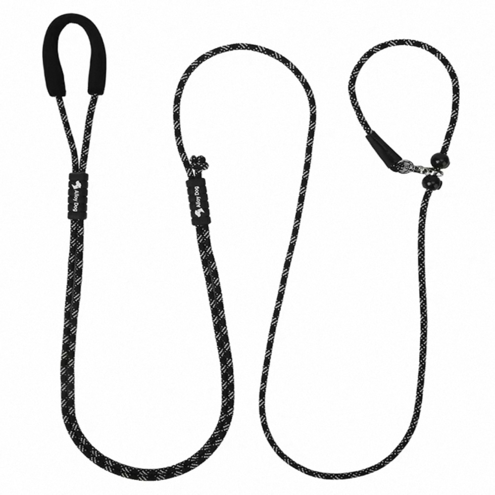 AlloyDog Multifunctional Dog Leash – Adjustable Rope Slip Lead for Small, Medium, and Large Dogs, No-Pull Training P Leash with Soft Handle & 360° Swivel Clip