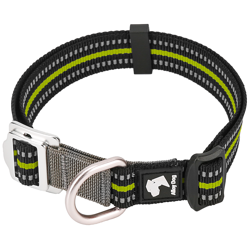 Adventure Reflective Dog Collar – Adjustable, Lightweight & Aviation-Grade Buckle