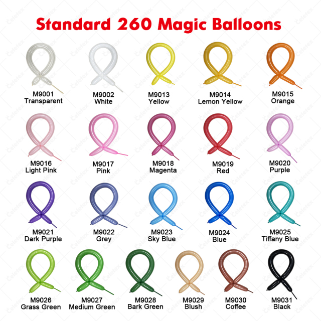 260 globos mágicos,Globo Celetex