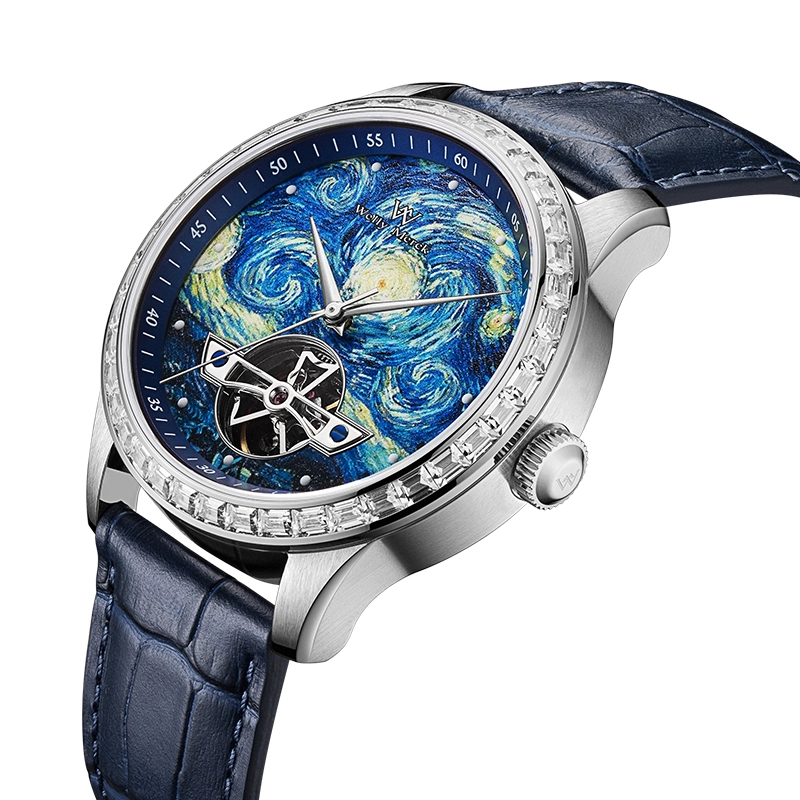 Starry Night Series Automatic Watch·steel strap