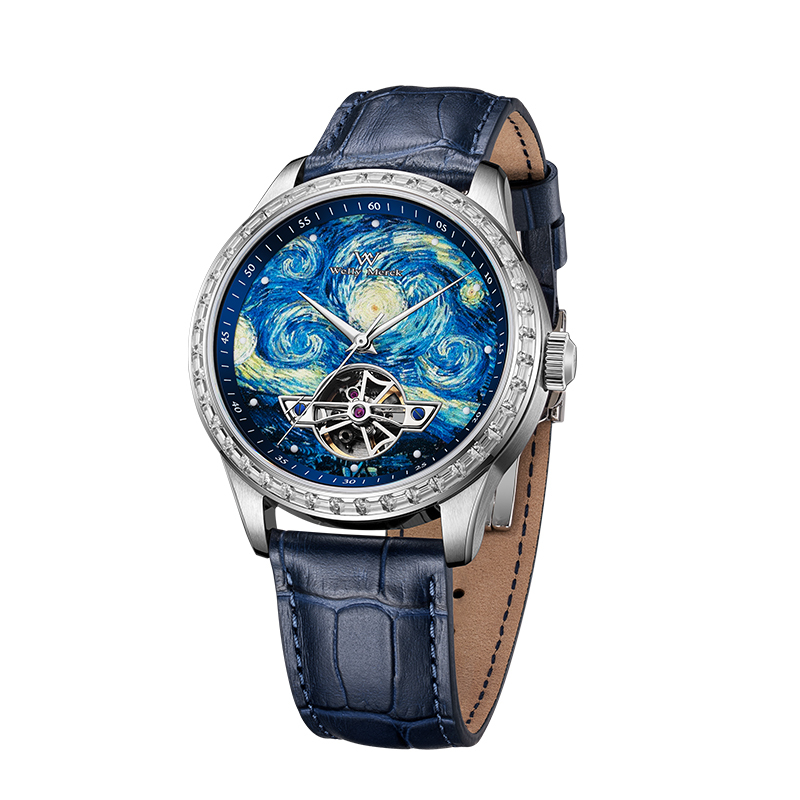 Starry Night Series Automatic Watch·steel strap