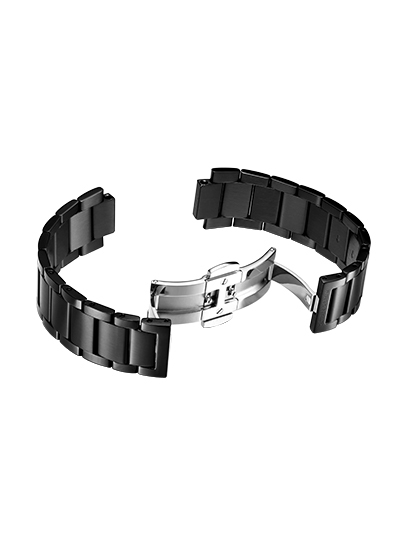 Stainless Steel Strap·black