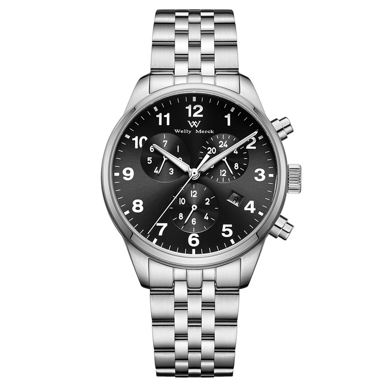 メルビータ ① Pilot's Series Mechanical Watch