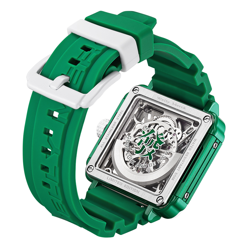 Mahjong Series Skeleton Mechanical Watch