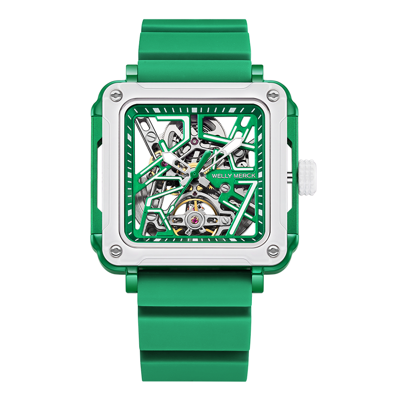 Mahjong Series Skeleton Mechanical Watch