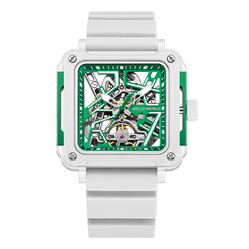 Mahjong Series Skeleton Mechanical Watch