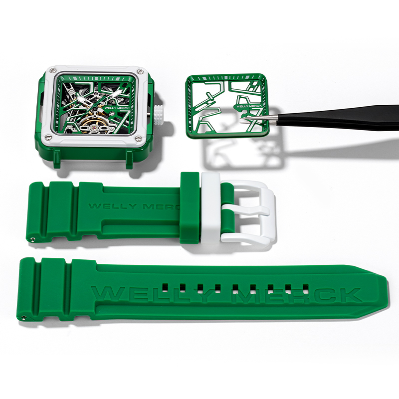 Mahjong Series Skeleton Mechanical Watch