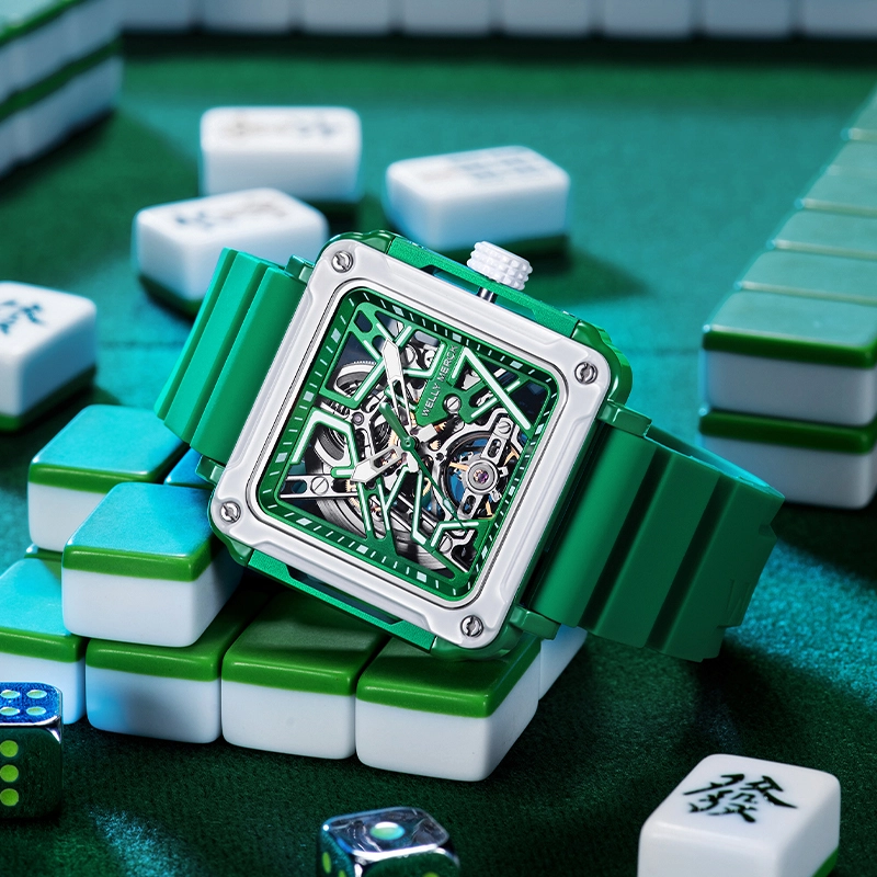 Mahjong Series Skeleton Mechanical Watch