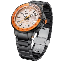 Orange / Stainless Steel