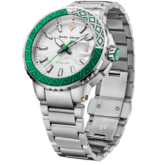 Green / Stainless Steel