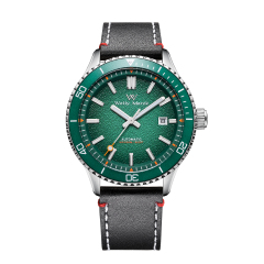 green dial& leather