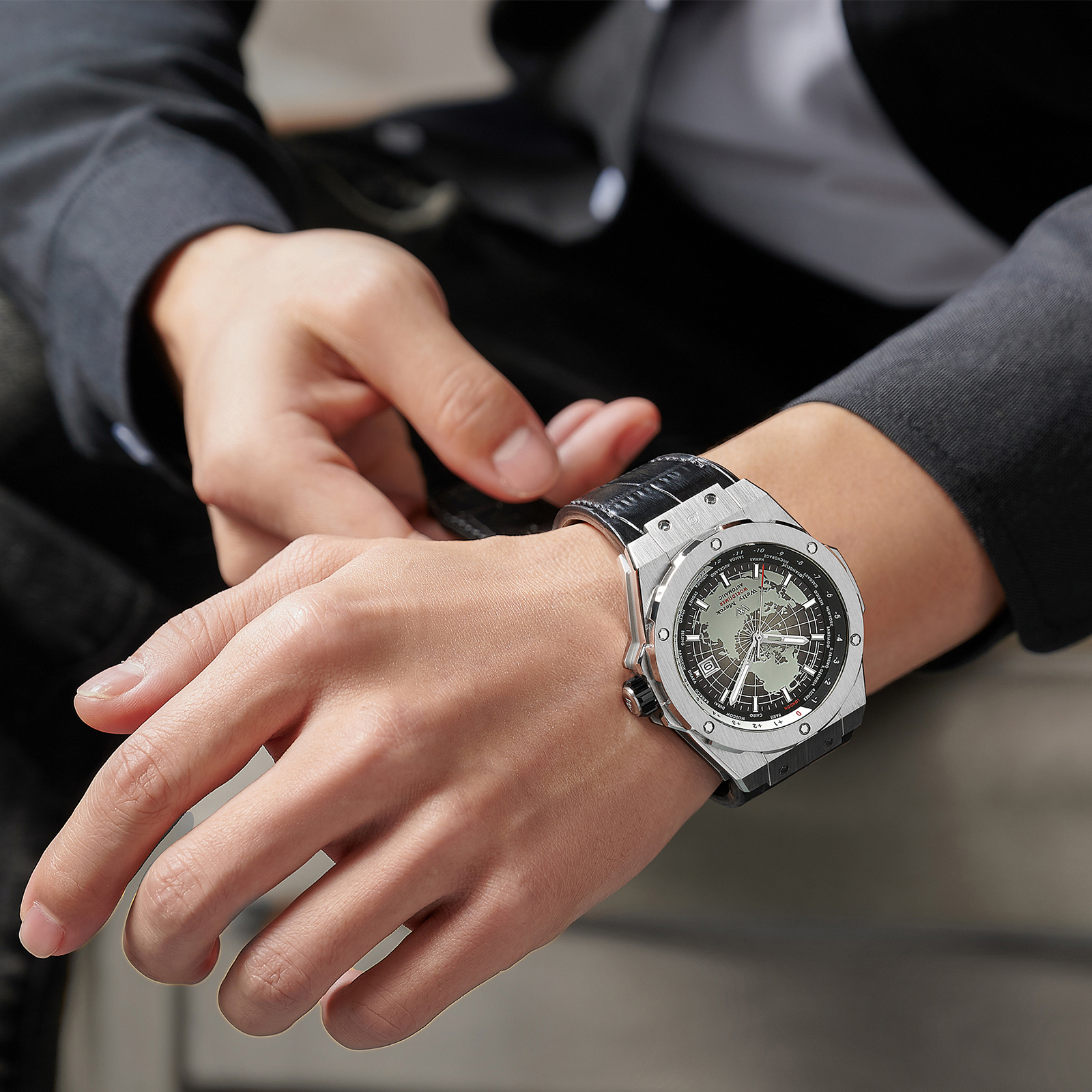 WM124 High Quality End Luxury Men Watches reloj hombre Business Automatic Mechanical Wrist Watches For Man