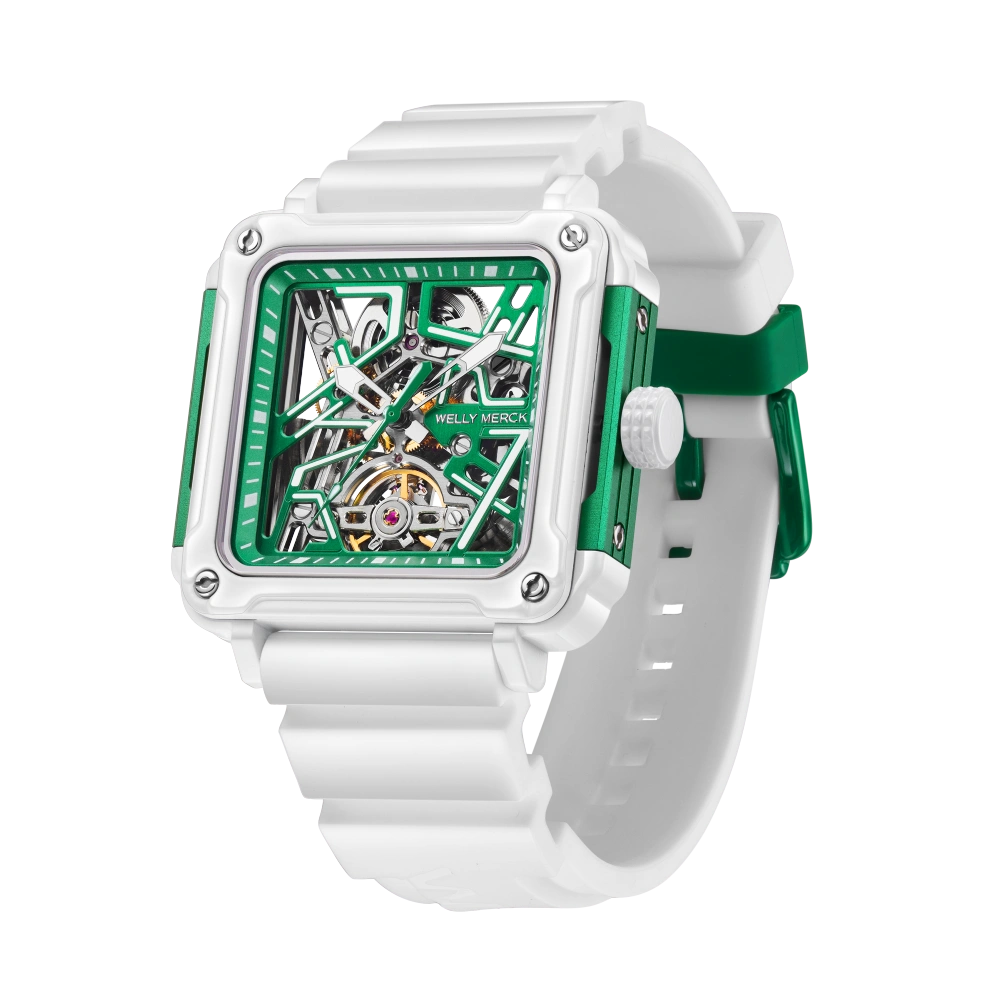 Mahjong Series Skeleton Mechanical Watch