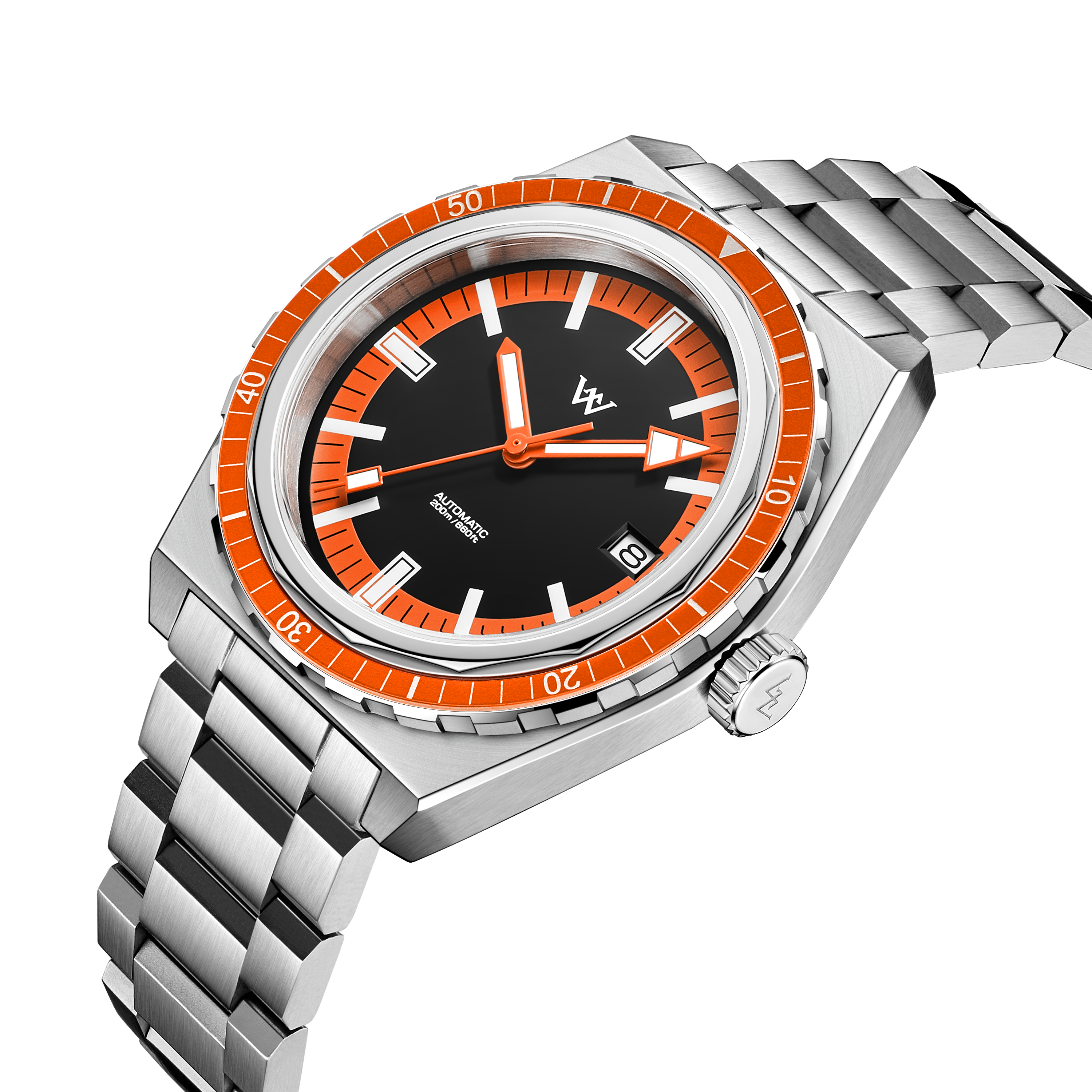 WM194 - WM Watch NH35 Sapphire Crystal Glass with AR Coating 20Bar Glass Bezel Men's Automatic Mechanical  Watch