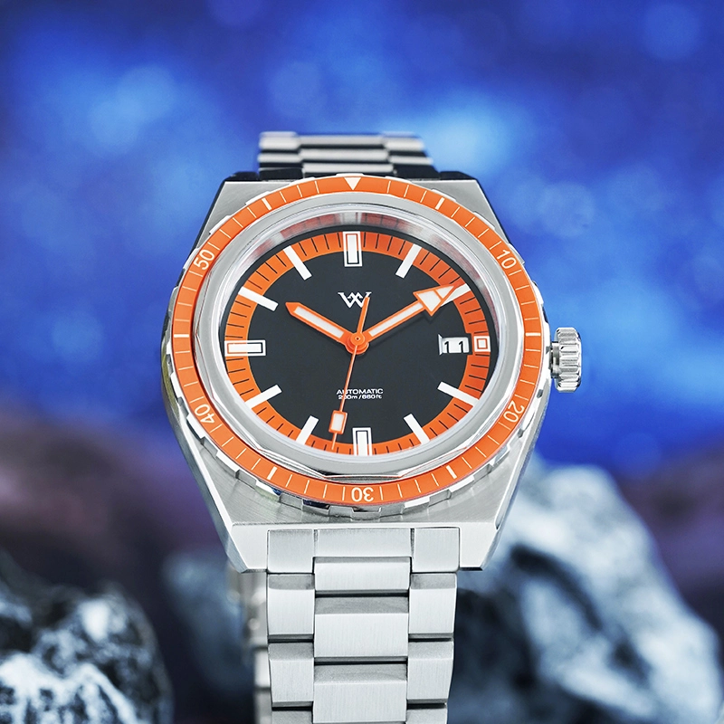 WM194 - WM Watch NH35 Sapphire Crystal Glass with AR Coating 20Bar Glass Bezel Men's Automatic Mechanical  Watch