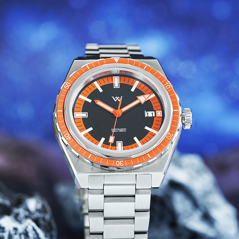 WM194 - WM Watch NH35 Sapphire Crystal Glass with AR Coating 20Bar Glass Bezel Men's Automatic Mechanical  Watch