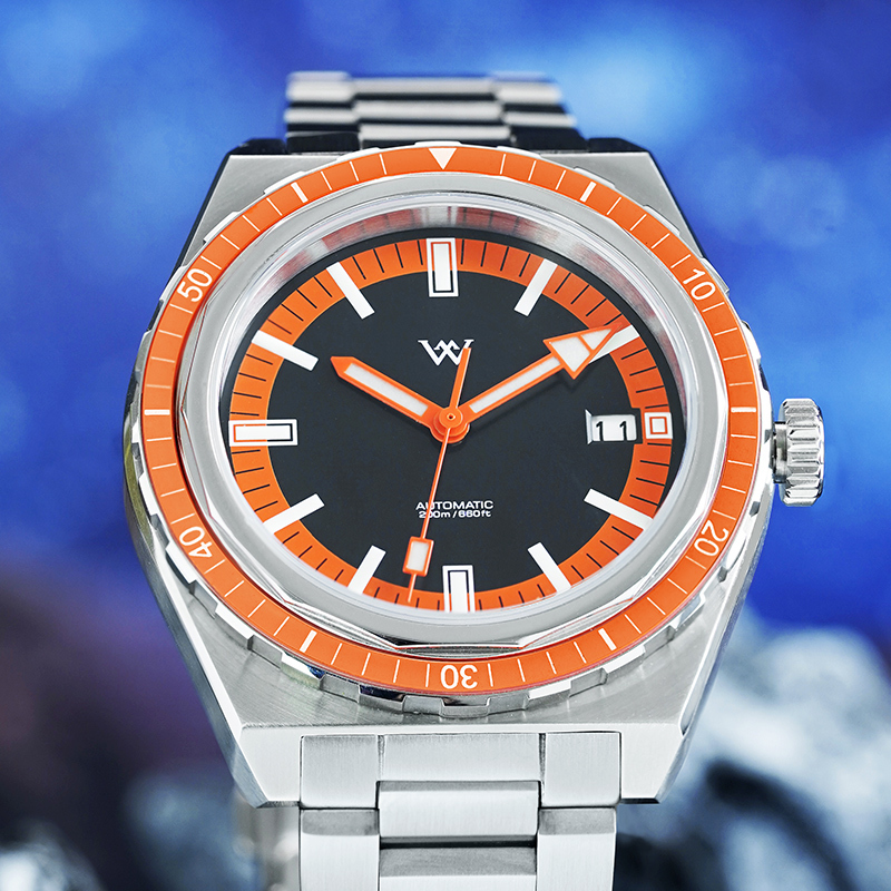 WM194 - WM Watch NH35 Sapphire Crystal Glass with AR Coating 20Bar Glass Bezel Men's Automatic Mechanical  Watch